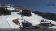 Archiviertes Webcam Bild: Carezza: Talstation König Laurin am 26 Feb 2026 um 13:08 Uhr