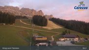 Archived webcam image showing Carezza: Base Station King Laurin on 10 Oct 2026 at 21:53