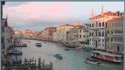 Archived webcam image showing View of Canal Grande in Venice on 15 Sep 2026 at 07:01