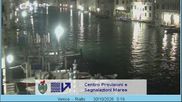 Archived webcam image showing View of Canal Grande in Venice on 30 Oct 2026 at 00:09