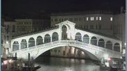 Archived webcam image showing Venice: Rialto Bridge on 13 Jun 2026 at 00:03