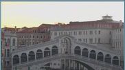 Archived webcam image showing Venice: Rialto Bridge on 30 Oct 2026 at 06:44