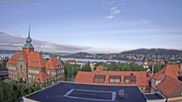 Archived webcam image showing Östersund City Hall on 6 Jun 2026 at 06:28