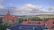 Archived webcam image showing Östersund City Hall on 6 Jun 2026 at 08:28