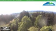Archived webcam image showing Oberweissbach - View Froebelturm on 22 May 2026 at 18:54
