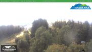 Archived webcam image showing Oberweissbach - View Froebelturm on 12 Jul 2026 at 18:55