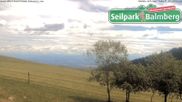 Archived webcam image showing Balmberg: View Alps on 6 Jul 2026 at 14:09