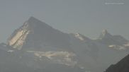 Archiviertes Webcam Bild: 4 Vallées: Blick Richtung Dent Blanche und Matterhorn am 28.05.2026 um 08:42 Uhr