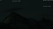 Archived webcam image showing 4 Vallées: View of Dent Blanche and Matterhorn on 15 Jun 2026 at 04:25