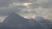 Archived webcam image showing 4 Vallées: View of Dent Blanche and Matterhorn on 1 Aug 2026 at 07:54