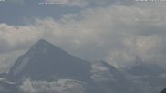 Archived webcam image showing 4 Vallées: View of Dent Blanche and Matterhorn on 1 Aug 2026 at 12:54