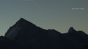 Archived webcam image showing 4 Vallées: View of Dent Blanche and Matterhorn on 24 Sep 2026 at 06:19