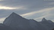 Archived webcam image showing 4 Vallées: View of Dent Blanche and Matterhorn on 24 Sep 2026 at 08:19
