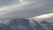 Archived webcam image showing 4 Vallées: View of Dent Blanche and Matterhorn on 30 Sep 2026 at 08:36