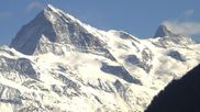 Archived webcam image showing 4 Vallées: View of Dent Blanche and Matterhorn on 17 Mar 2026 at 16:02