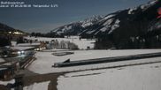 Archived webcam image showing Obertilliach biathlon centre on 1 Apr 2026 at 00:31