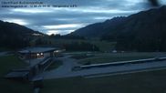 Archived webcam image showing Obertilliach biathlon centre on 12 Jun 2026 at 04:02