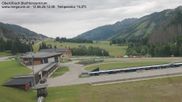 Archived webcam image showing Obertilliach biathlon centre on 12 Jun 2026 at 12:02