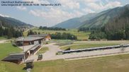 Archived webcam image showing Obertilliach biathlon centre on 30 Jun 2026 at 14:42