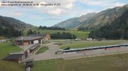 Archived webcam image showing Obertilliach biathlon centre on 26 Aug 2026 at 16:34