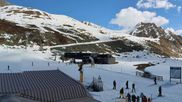 Archiviertes Webcam Bild: Samnaun Alp Trida: Talstation Viderjochbahnen am 16.04.2026 um 10:07 Uhr