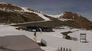 Archived webcam image showing Samnaun Alp Trida: Base Station Viderjoch on 28 Apr 2026 at 00:13