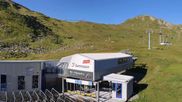 Archived webcam image showing Samnaun Alp Trida: Base Station Viderjoch on 14 Aug 2026 at 08:32