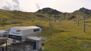 Archived webcam image showing Samnaun Alp Trida: Base Station Viderjoch on 26 Aug 2026 at 16:49