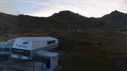 Archived webcam image showing Samnaun Alp Trida: Base Station Viderjoch on 29 Sep 2026 at 18:58