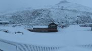 Archived webcam image showing Samnaun Alp Trida: Base Station Viderjoch on 25 Oct 2026 at 06:22