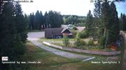 Archived webcam image showing Kniebis Cross country ski trail on 22 Sep 2026 at 08:42