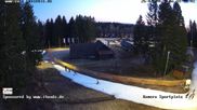 Archived webcam image showing Kniebis Cross country ski trail on 26 Feb 2026 at 18:35