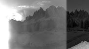 Archiviertes Webcam Bild: Geisleralm: Blick auf die Geislerspitzen am 29.06.2026 um 04:18 Uhr