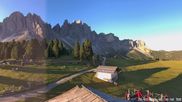 Archived webcam image showing Geislerspitzen - View from Geisleralm on 28 Jul 2026 at 06:10