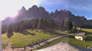 Archiviertes Webcam Bild: Geisleralm: Blick auf die Geislerspitzen am 13.09.2026 um 08:50 Uhr