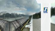 Archived webcam image showing Schöneben ski resort: View base station Höllental on 23 Mar 2026 at 16:39