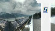 Archived webcam image showing Schöneben ski resort: View base station Höllental on 23 Mar 2026 at 10:39