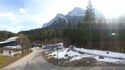 Archived webcam image showing Ehrwald - Base Station Zugspitzbahn on 14 Mar 2026 at 10:47