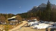 Archiviertes Webcam Bild: Ehrwald: Talstation Tiroler Zugspitzbahn am 07.04.2026 um 12:50 Uhr