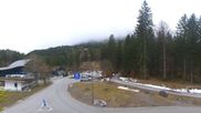Archiviertes Webcam Bild: Ehrwald: Talstation Tiroler Zugspitzbahn am 12.04.2026 um 14:10 Uhr
