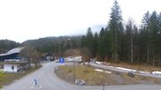 Archiviertes Webcam Bild: Ehrwald: Talstation Tiroler Zugspitzbahn am 12.04.2026 um 18:10 Uhr