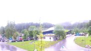 Archiviertes Webcam Bild: Ehrwald: Talstation Tiroler Zugspitzbahn am 10.06.2026 um 16:52 Uhr