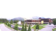 Archived webcam image showing Ehrwald - Base Station Zugspitzbahn on 14 Jun 2026 at 07:09