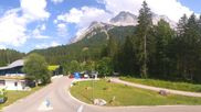 Archived webcam image showing Ehrwald - Base Station Zugspitzbahn on 5 Aug 2026 at 16:47