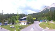 Archived webcam image showing Ehrwald - Base Station Zugspitzbahn on 5 Aug 2026 at 18:47