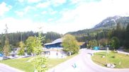 Archived webcam image showing Ehrwald - Base Station Zugspitzbahn on 4 Oct 2026 at 16:04