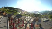 Archiviertes Webcam Bild: Diedamskopf: Panorama Bergstation Seilbahn am 12.07.2026 um 07:40 Uhr