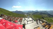Archiviertes Webcam Bild: Diedamskopf: Panorama Bergstation Seilbahn am 12.07.2026 um 10:40 Uhr