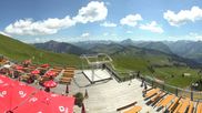 Archiviertes Webcam Bild: Diedamskopf: Panorama Bergstation Seilbahn am 12.07.2026 um 12:40 Uhr