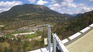 Archived webcam image showing Garmisch-Partenkirchen - Great Olympic Hill of the ski stadium on 18 Apr 2026 at 14:01